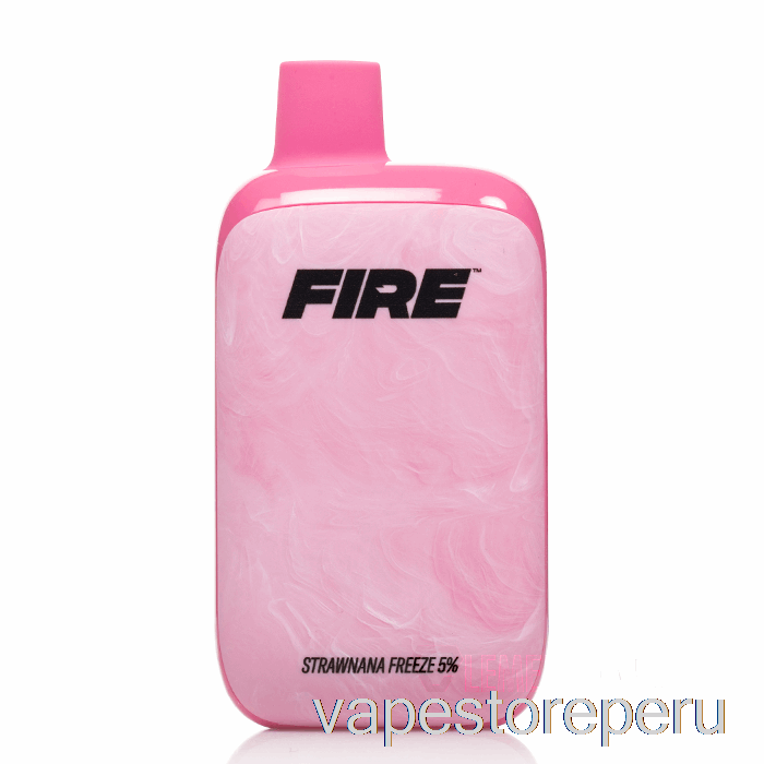 Vape Sin Nicotina Peru Fire Boost 12000 Desechables Strawnana Freeze